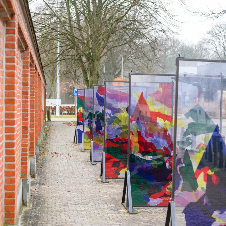 Kunstwerk Color The Flow van Filip Collin.