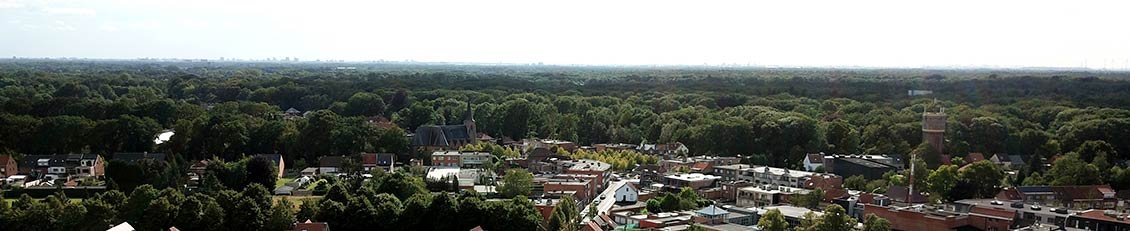 Skyline Maria-ter-Heide (achtergrond Antwerpen & haven)