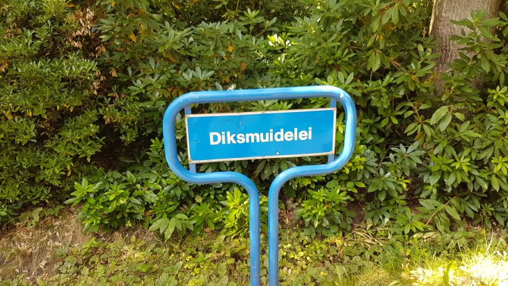 Straatnaambord: Diksmuidelei