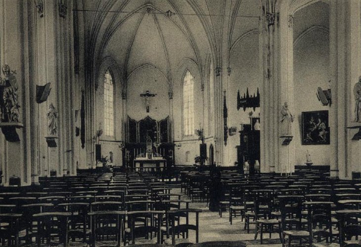 Binnenzicht kerk Maria-ter-Heide