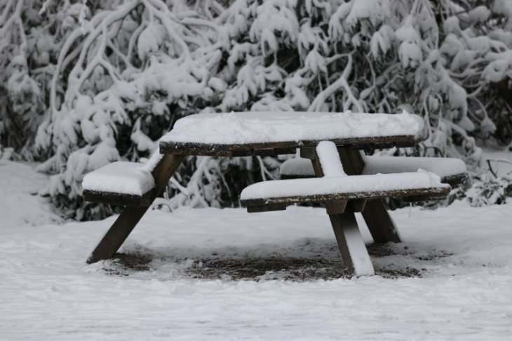 Sneeuw in Maria-ter-Heide.