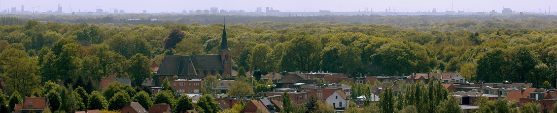 Skyline boven Maria-ter-Heide