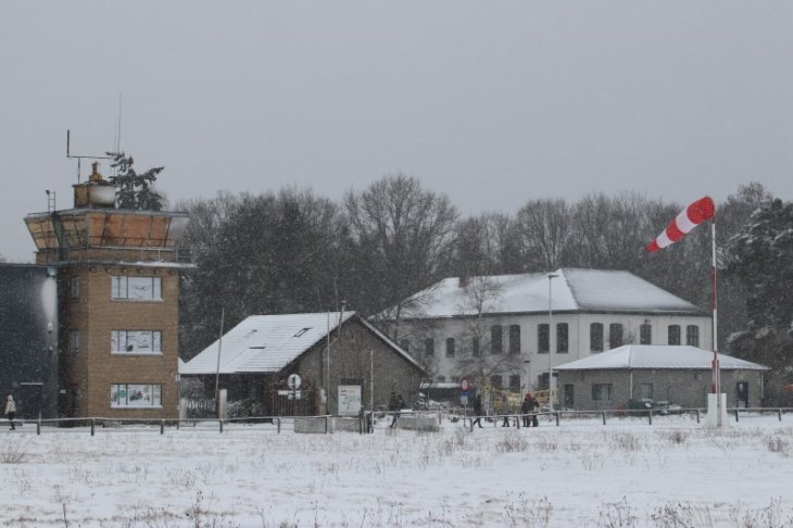 Sneeuw in Maria-ter-Heide (aan het Vliegveld).