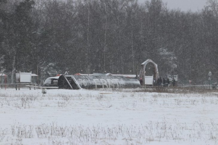 Sneeuw in Maria-ter-Heide (aan het Vliegveld)