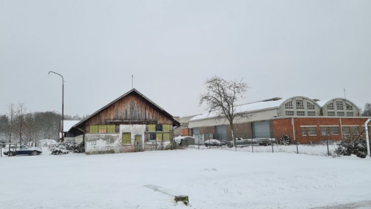 Sneeuw in Maria-ter-Heide (aan het vliegveld).